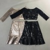 TOP QUALITY Women's HL Bandage Dress Half Sleeve Sexy 2 Pieces A-Line Dress Elegant Evening Party Dress