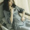 Vintage 50s/60s Retro Ruffle Sleeve Party Dress – Preppy Style Goddess Vibes
