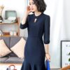 Middle Long Business Women Dress Office Ladies Work Wear