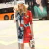 Summer Girdle Dress Women's Elegant Beading Half Sleeve