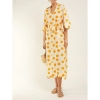 HIGH STREET New Fashion 19 Summer Designer Runway Dress Women's Half Sleeve Floral Print Mid-calf Dress