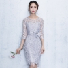 Dress New Sheath Column Jewel Knee-length Formal