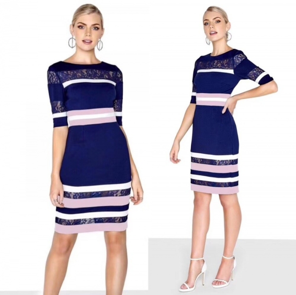Top Quality Blue Strapless Half Sleeve Hollow Out Rayon Bandage Dress Party Elegant Dress Top Quality Blue Strapless Half Sleeve Hollow Out Rayon Bandage Dress Party Elegant Dress