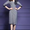 Plus size S-4XL!18 spring Pencil Dress half Sleeve Office
