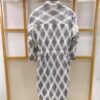 Half Sleeve Dress Lingge Hollowed Out Hook Lace Dress With Belt
