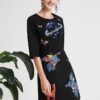 Embroidery Cartoons Sequined Fashion Casual Autumn Short Dress