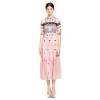 Runway O-Neck Half Sleeve Print Elegant Dress