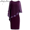 Vestidos Summer Formal Dress 19 Fashion Solid Chiffon Half Batwing Sleeve Sequined Bodycon Female Pencil Office OL Women Dress