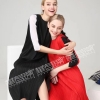 FREE SHIPPING Miyake fashion fold patchwork half sleeve o-neck a-line dress IN STOCK