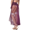 Elegant Purple Transparent Skirt - Unveil Your Unique Style