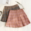 Wemon skirt Spring summer lattice Bouffancy Short skirt Paige A word skirt(Safety trousers in skirt)