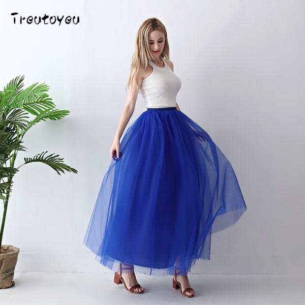 Maxi Long Women Skirt Tulle Skirts Bridesmaid Wedding Skirt