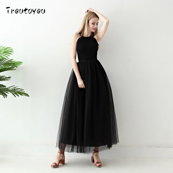 5 Layers Long Tutu Skirts 18 Summer Fashion Womens Princess Fairy Style Voile Tulle Skirt Bouffant Puffy Fashion Skirt 5 Layers Long Tutu Skirts 18 Summer Fashion Womens Princess Fairy Style Voile Tulle Skirt Bouffant Puffy Fashion Skirt