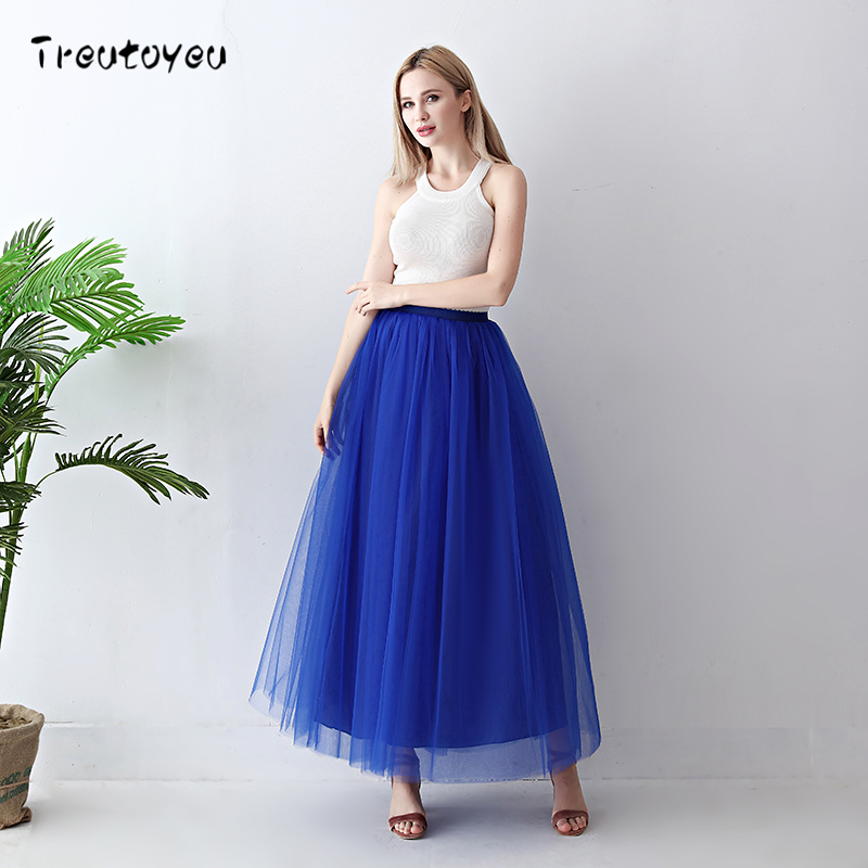 Maxi Long Women Skirt Tulle Skirts Bridesmaid Wedding Skirt
