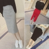 Hip skirt step skirt stretch slim slim skirt waist