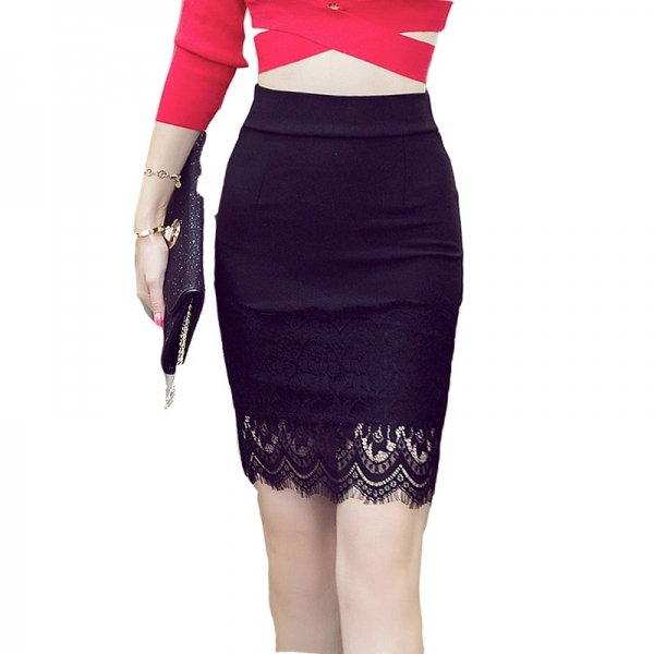 16 Summer New Casual Fashion Elegant Sexy Slim Bodycon Lace Mini Women OL Pencil Skirt Plus Size jupe sexy junior rokken 16 Summer New Casual Fashion Elegant Sexy Slim Bodycon Lace Mini Women OL Pencil Skirt Plus Size jupe sexy junior rokken