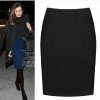 Plus Size Female Knee Length Slim Midi Skirt 19 Autumn And Winter Fashion High Waist Woolen Women Casual Pencil Skirts
