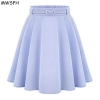 Faldas Slim Tutu Ladies Black Light Blue Long Skirts