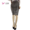 Jaderic Vintage Bodycon Skirt High Waist Women Knee Length Pencil Skirt Plaid OL Office Elegant Skirts Womens 18
