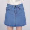 Stylish Denim Skirt for Women: Vintage A-Line Mini Skirt for Fall & Winter – Plus Size S-3XL