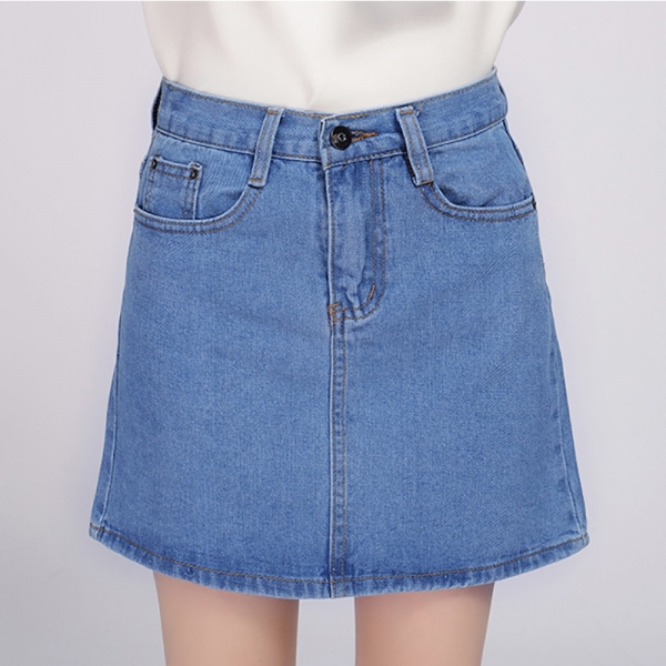 18 Denim Skirt Women Winter Autumn Vintage Casual Female A-Line Jeans Ladies Office Mini Skirt Saia Plus Size S-3XL 3 Colors 1 Stylish Denim Skirt for Women: Vintage A-Line Mini Skirt for Fall & Winter – Plus Size S-3XL