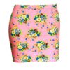 Slim Bodycon Tube Wrap Midi Skirts Floral Cotton Print
