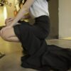 Elegant Women Skirt Fishtail Skirt Chiffon Slim Fit Irregular Skirt