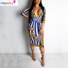 V-Neck Half Sleeve Bodycon Dress Lady Hollow Out Skinny Lace Up Short Dress
