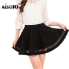 Black Pleated Tutu Skirt – A versatile, chic skirt for school, parties, or casual outings with a flattering high-waisted design and pleated detail. 