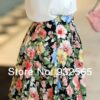 Pleated chiffon slim package hip skirt loose skirt short skirt