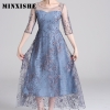 O Neck Half Sleeve Maxi High Quality Elegant Luxury