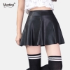 Soft PU Leather Skirt High Waist Slim Hip Skirts Vintage