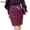 Summer OL Sexy Elegant Plaid Plus Size Formal Work Office