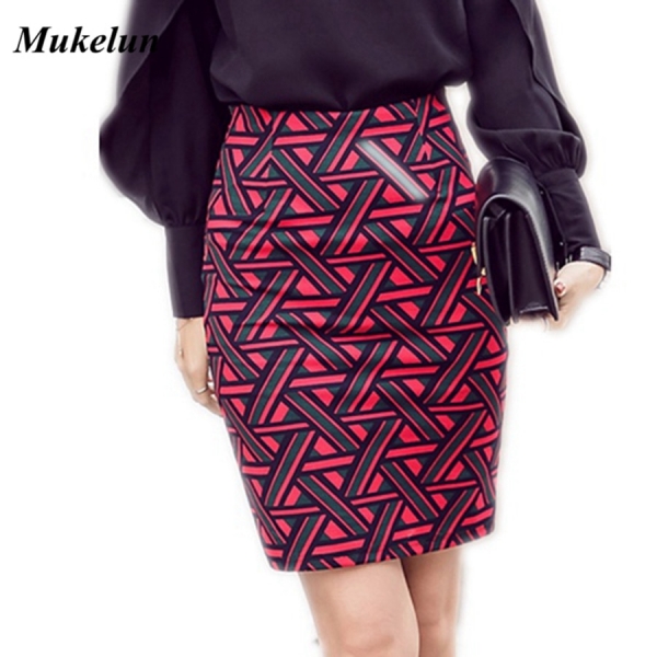 Summer OL Sexy Elegant Plaid Plus Size Formal Work Office