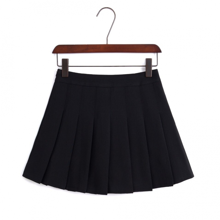 Young Pleated High Waist Mini Skirts Summer Sweet South Korean Student ...