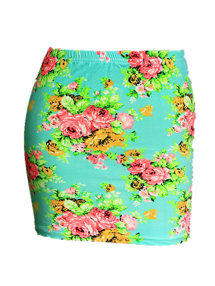 Summer Season Women Low Waist Pencil Skirts Ladies Slim Bodycon Tube Wrap Midi Skirts Floral Cotton Print H150 2 Slim Bodycon Tube Wrap Midi Skirts Floral Cotton Print
