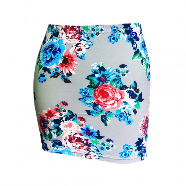 Summer Season Women Low Waist Pencil Skirts Ladies Slim Bodycon Tube Wrap Midi Skirts Floral Cotton Print H150 1 Slim Bodycon Tube Wrap Midi Skirts Floral Cotton Print