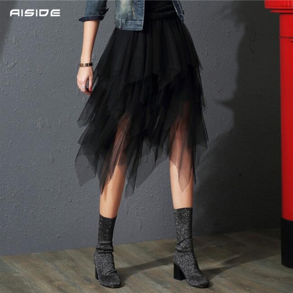 Tulle Skirts Womens Faldas Mujer Moda 19 Fashion Elastic High Waist Mesh Tutu Maxi Pleated Long Midi Saias Jupe Women's Skirt Tulle Skirts Womens Faldas Mujer Moda 19 Fashion Elastic High Waist Mesh Tutu Maxi Pleated Long Midi Saias Jupe Women's Skirt