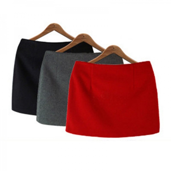 Fashion Autumn Winter Mini Skirts 16 Women Solid Slim A-Line Pencil Skirts Plus Size Candy Colors Korea Women Skirt Fashion Autumn Winter Mini Skirts 16 Women Solid Slim A-Line Pencil Skirts Plus Size Candy Colors Korea Women Skirt