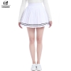 Patchwork Black Chiffon Pleated Skirt School Patterns Preppy