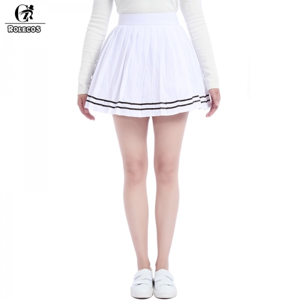 Patchwork Black Chiffon Pleated Skirt School Patterns Preppy