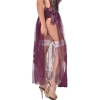 Elegant Purple Transparent Skirt - Unveil Your Unique Style