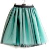 Embrace Elegance – Green Tulle Skirt Women’s Ball Gown Midi Tutu for Summer & Autumn