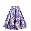 Vintage Skirt Wop loose Woman Girls Print Retro Ball Gown Skirt