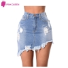 Turn Heads with the Pink Queen Women’s Denim Skirt – Slim Mini Split Skirt