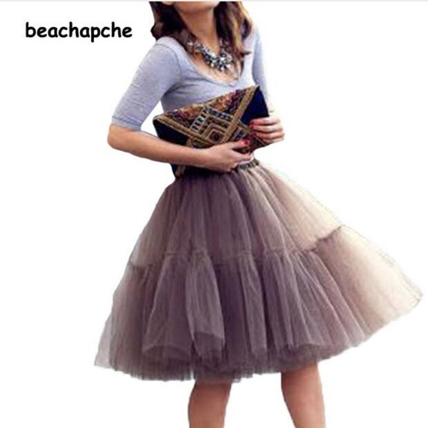 Fashion 5 Layer New 17 Tulle Skirts winter Mini skirt Women Fashion Party Design Tut Skirts