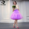 FOLOBE Light Purple Tulle Skirt – 5-Layer Knee-Length Princess Ball Gown Midi Skirt for Women
