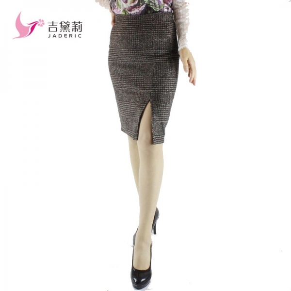 Jaderic spring autumn 18 new women skirt high waist work slim pencil skirt open fork sexy office lady skirts female S-4XL 1 Jaderic spring autumn 18 new women skirt high waist work slim pencil