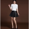 Svadilfari New 17 Female Mini Short Women 100% High Quality Genuine Leather Skirt Low