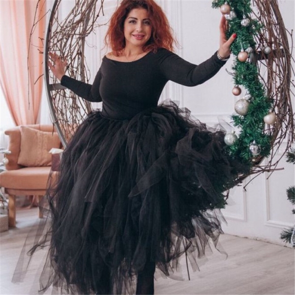 100cm Length Wedding DIY Skirt Tulle Overskirt Sexy Pleated Fashion Handmade Woman Tutu Female Long Skirt Lolita Saia Longa 1 Transform Any Look – Floor-Length Tulle Overskirt for DIY Weddings & Fashion